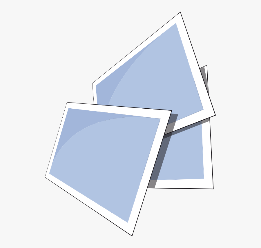 Blue,square,angle - Clipart Photo Album Transparent, Transparent Clipart