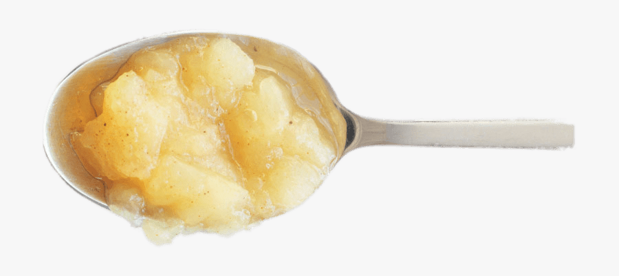 Applesauce On A Spoon - Chickpea, Transparent Clipart