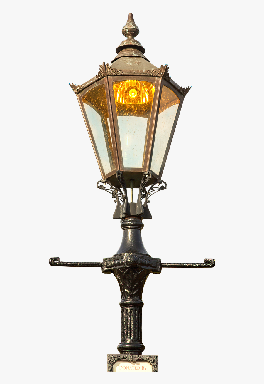 Street Lamp Old Antique - Old Street Light Png, Transparent Clipart