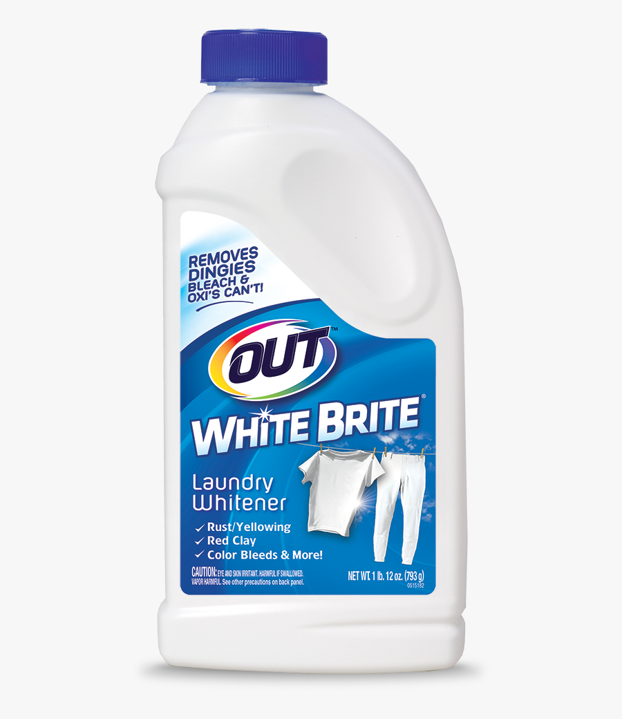 Out White Brite Laundry Whitener Package Front - White Brite, Transparent Clipart