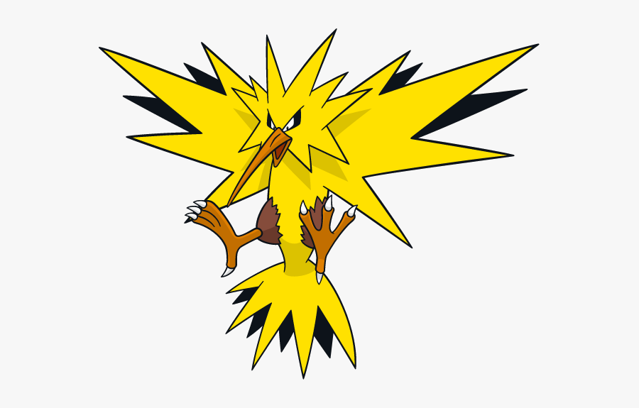 Transparent Native American Thunderbird Clipart - Pokemon Zapdos, Transparent Clipart