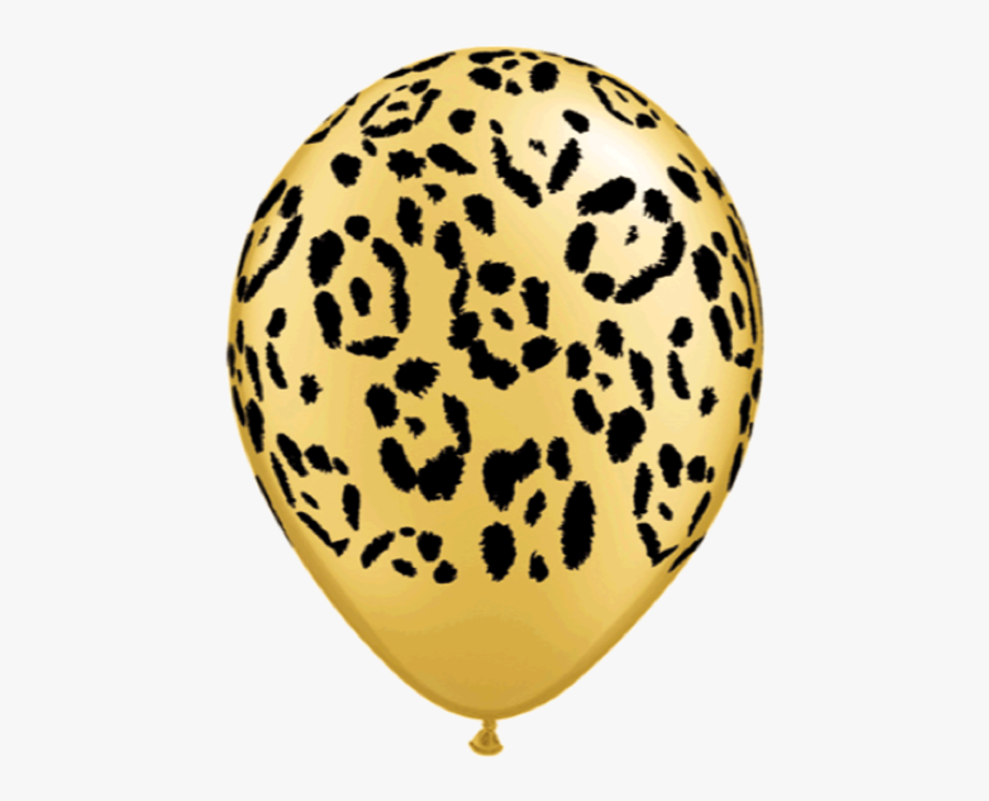 Leopard Spots 11r Gold - Hot Pink Cheetah Balloons, Transparent Clipart