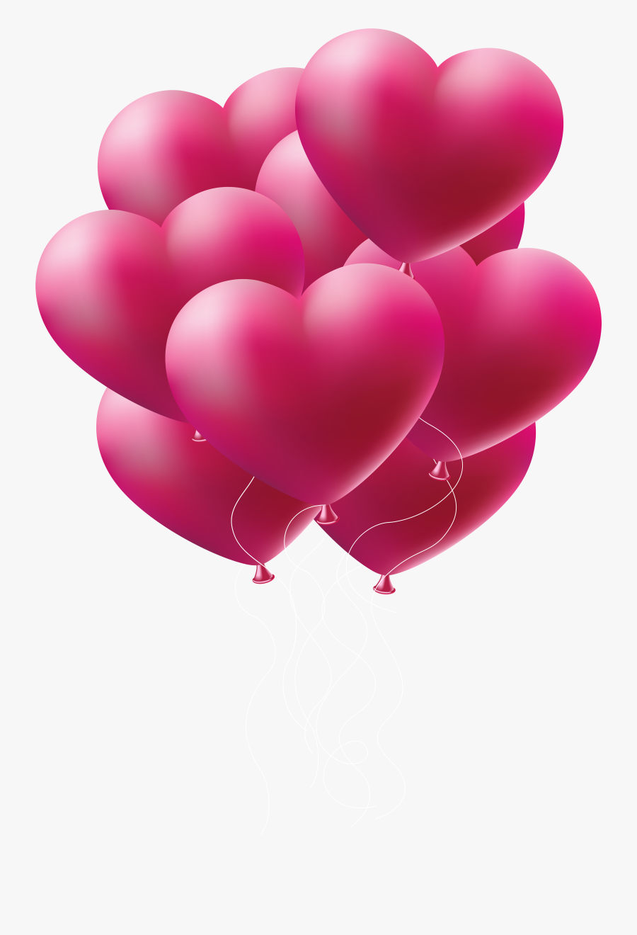 Clipart Hearts Balloon - Portable Network Graphics, Transparent Clipart