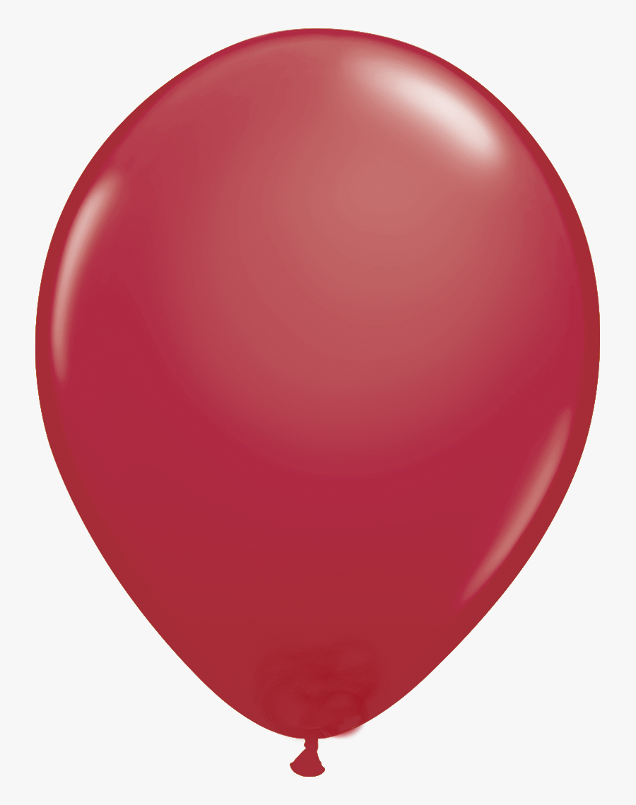 Maroon - Maroon Balloon, Transparent Clipart