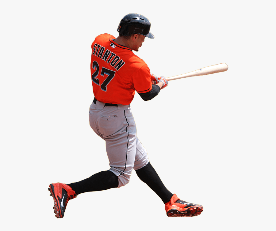 Miami Marlins Giancarlo Stanton - Miami Marlins Player Png, Transparent Clipart