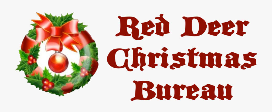 Red Deer Christmas Bureau, Transparent Clipart