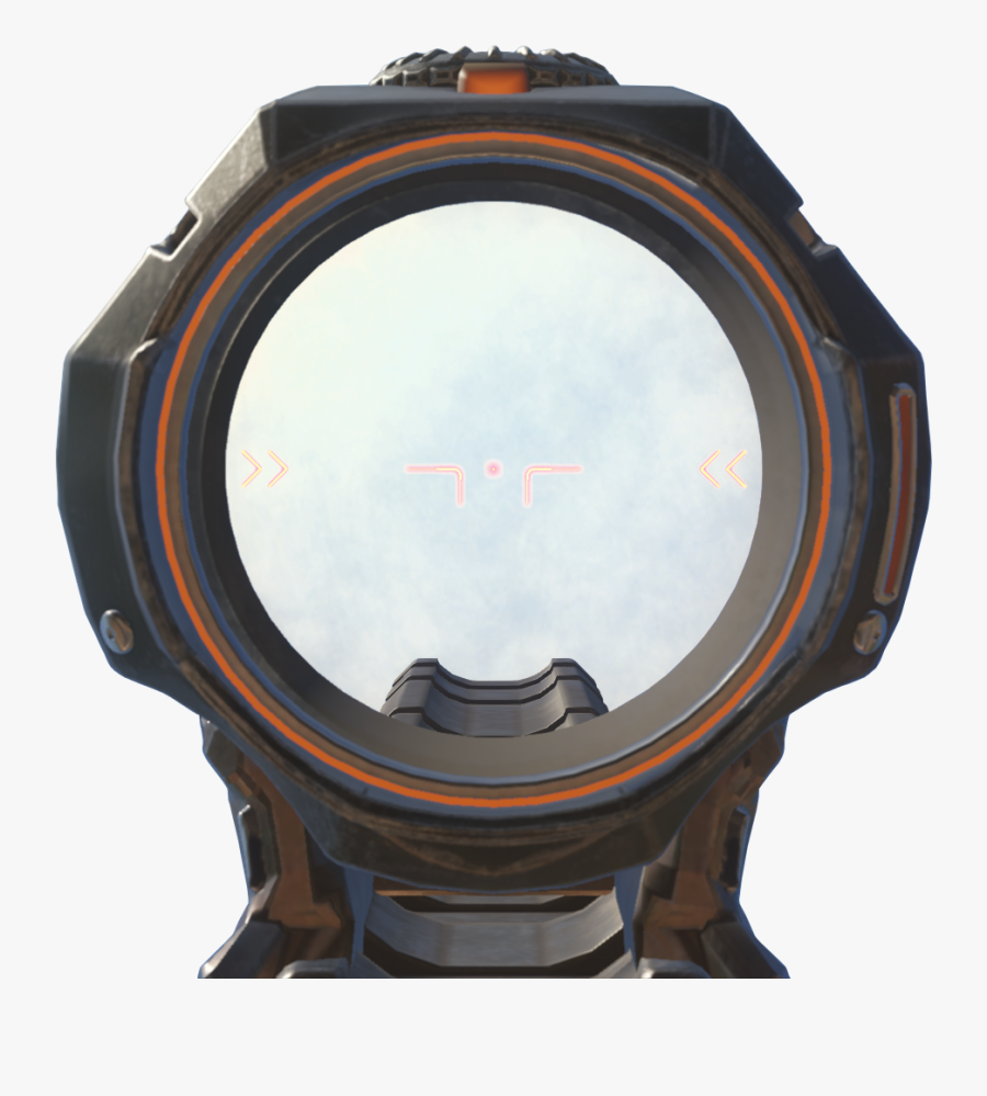 Modern Orange Scope Png Image - Scope Png, Transparent Clipart