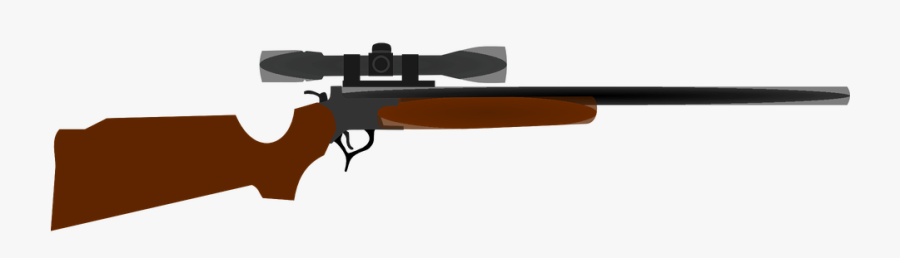 Hunting Gun Png - Cartoon Rifle No Background, Transparent Clipart