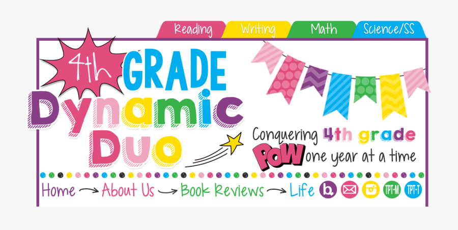 4th Grade Dynamic Duo - Graphic Design, Transparent Clipart