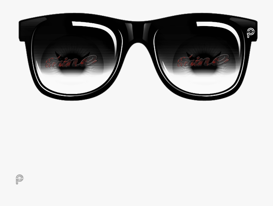 #glasses #google #text #cocaine #picsartpassion De - Glass, Transparent Clipart