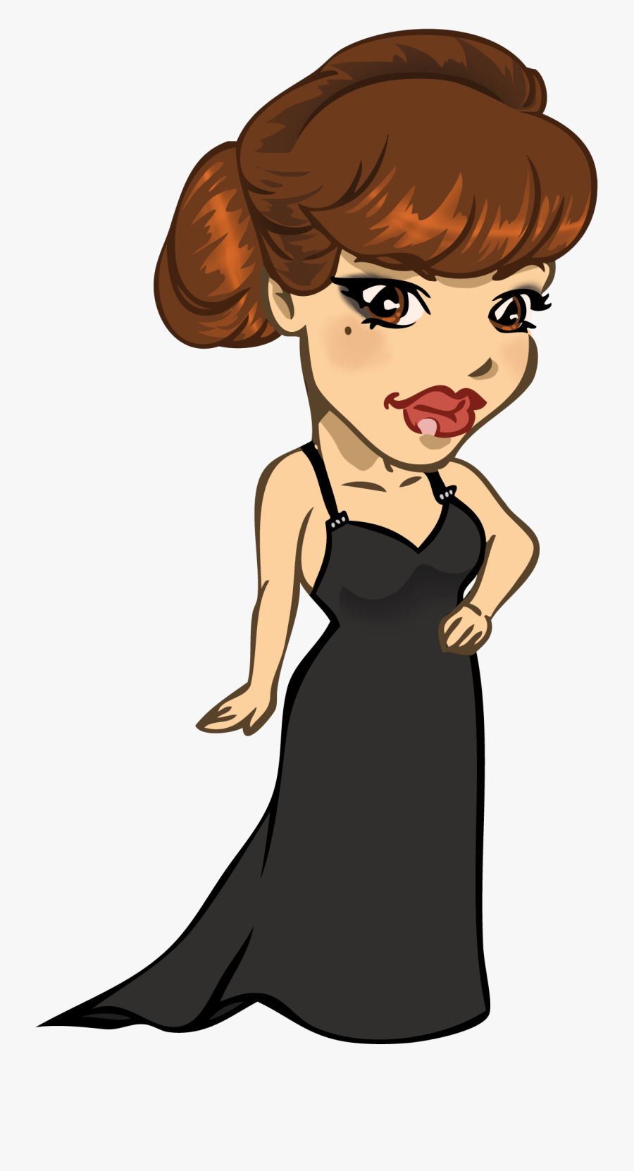 Female Hollieyourweddingsinger If You Are Any Kind - Female Singer Cartoon, Transparent Clipart
