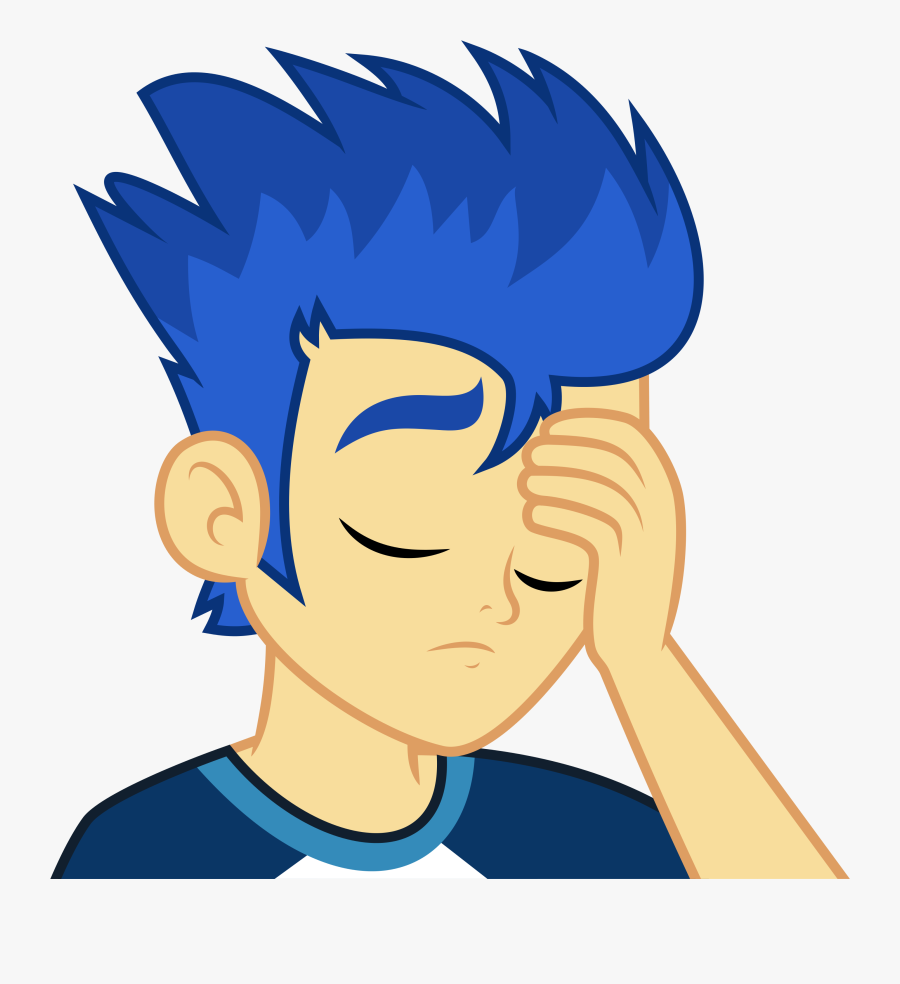 Clip Art Facepalm Clipart - Girl Boy Sad Png, Transparent Clipart