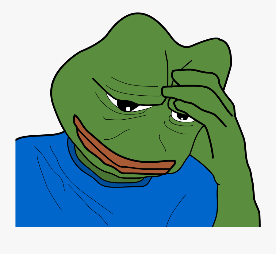 Pepe Meme Facepalm , Png Download - Pepe The Frog Facepalm, Transparent Clipart
