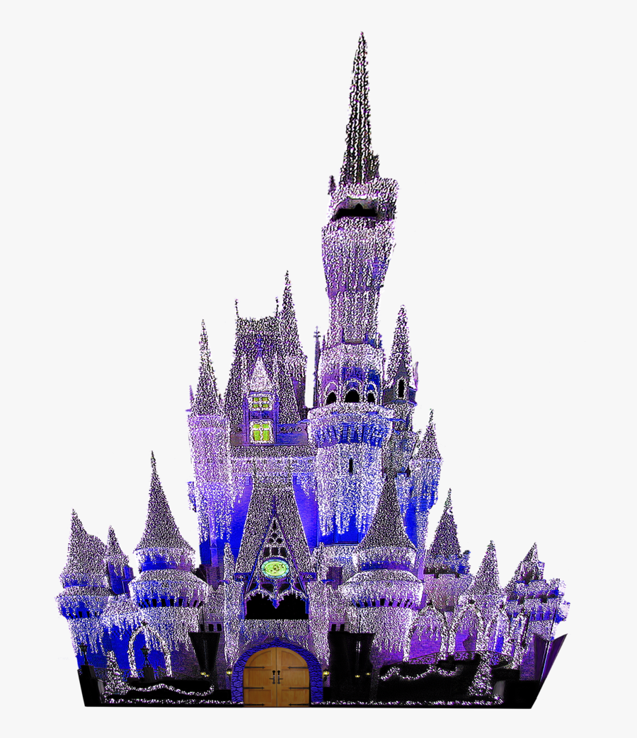 Magic Kingdom Cinderella Castle - Castle Disney Black Png, Transparent Clipart