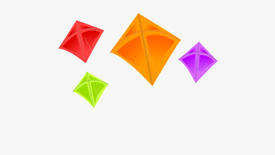 Kites - Makar Sankranti Image Png, Transparent Clipart