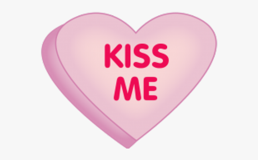 Kissing Booth Cliparts - Clip Art Conversation Hearts, Transparent Clipart