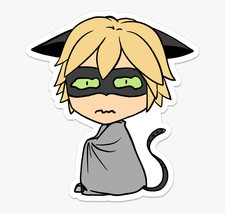 Image Of Scaredy Cat Sticker - Cartoon, Transparent Clipart