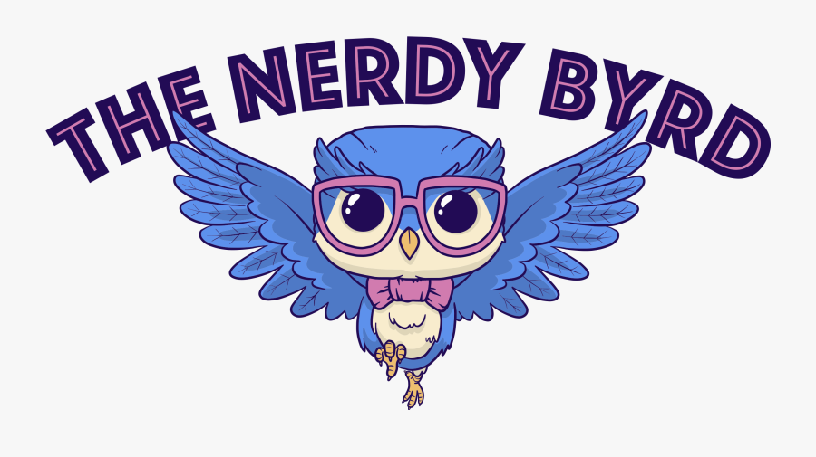 The Nerdy Byrd - Cartoon, Transparent Clipart