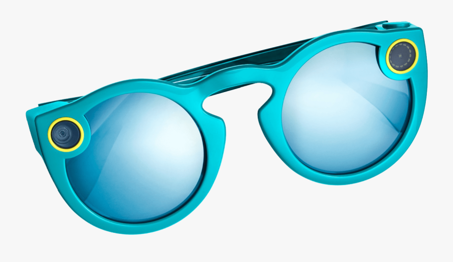 Snapchat Spectacles Blue - Snapchat Spectacles Transparent Background, Transparent Clipart