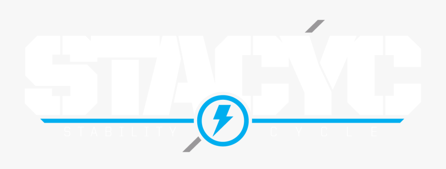 Stacyc Stability Cycle Horizontal Logo, Transparent Clipart