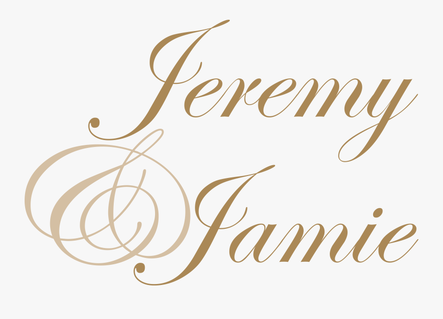 Wedding First Names Monogram - Wedding Monogram Which Name First, Transparent Clipart