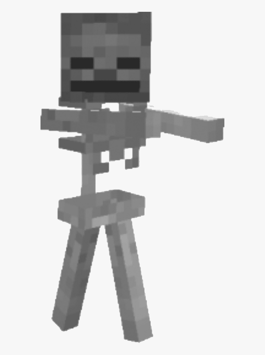 Minecraft Glogster Skeleton Game Minecraft Skeleton Transparent Background Free Transparent Clipart Clipartkey