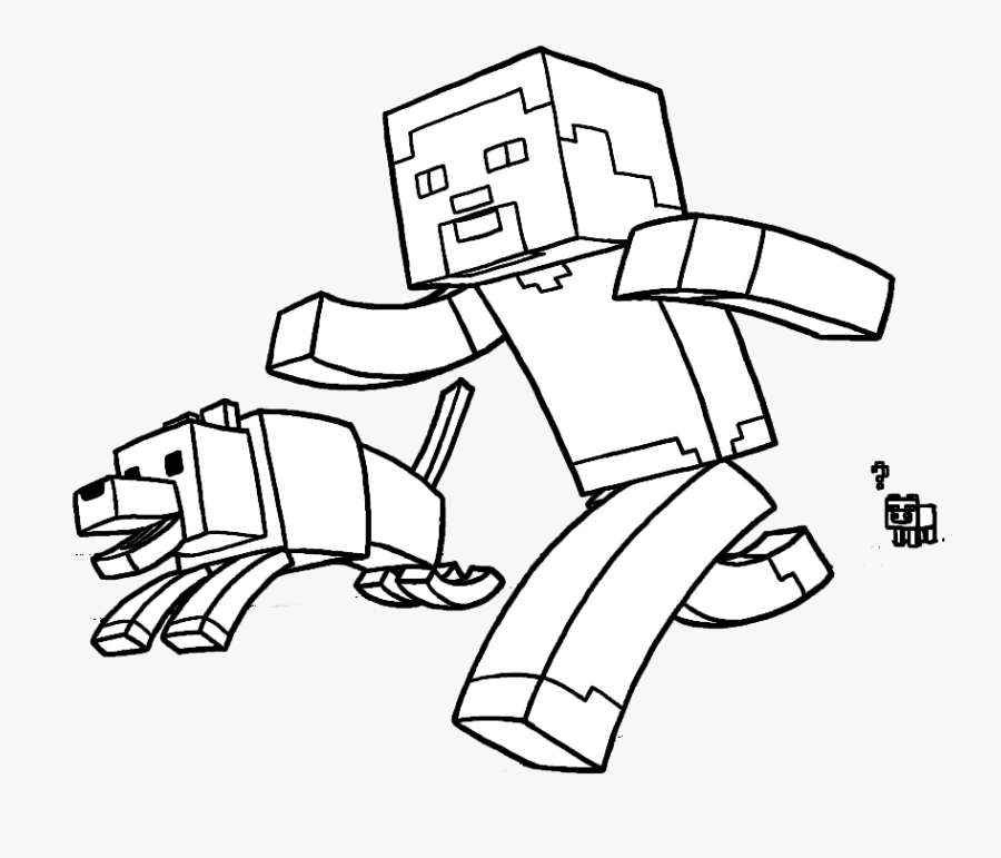 Clip Art Desenhos Minecraft Page A Colorier Minecraft Free
