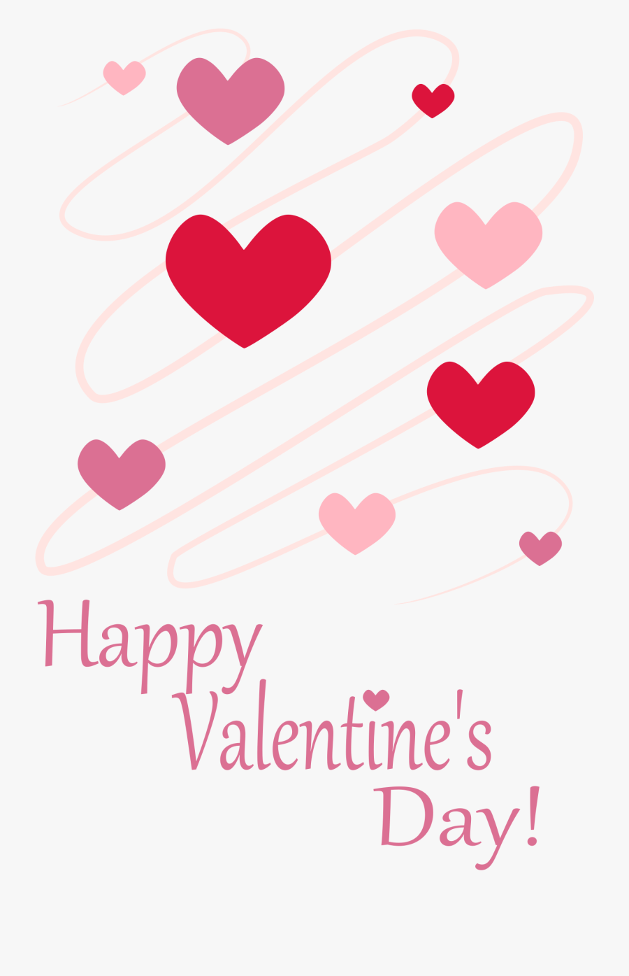 Line Clipart Valentine - Heart, Transparent Clipart