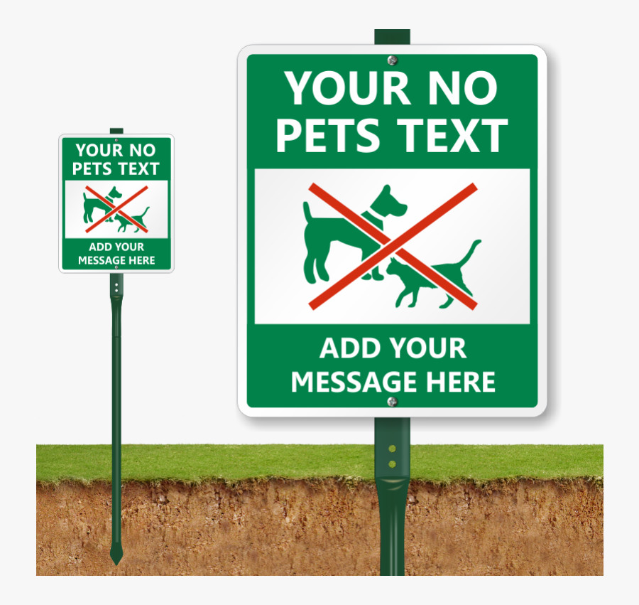 Transparent Yard Sign Clipart - Pet Relief Area Sign, Transparent Clipart