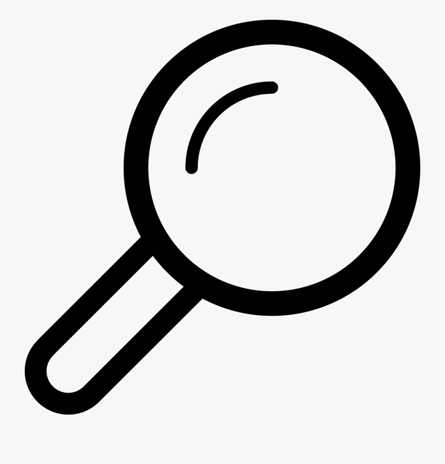 Transparent Magnifying Glass Png - Magnifying Glass Vector Icon Png, Transparent Clipart
