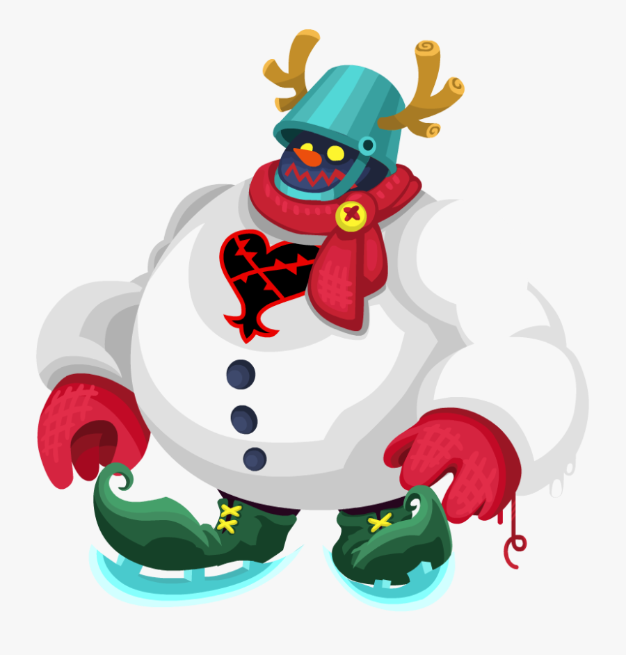 Large Snowman Khx - Kingdom Hearts Large Snowman, Transparent Clipart