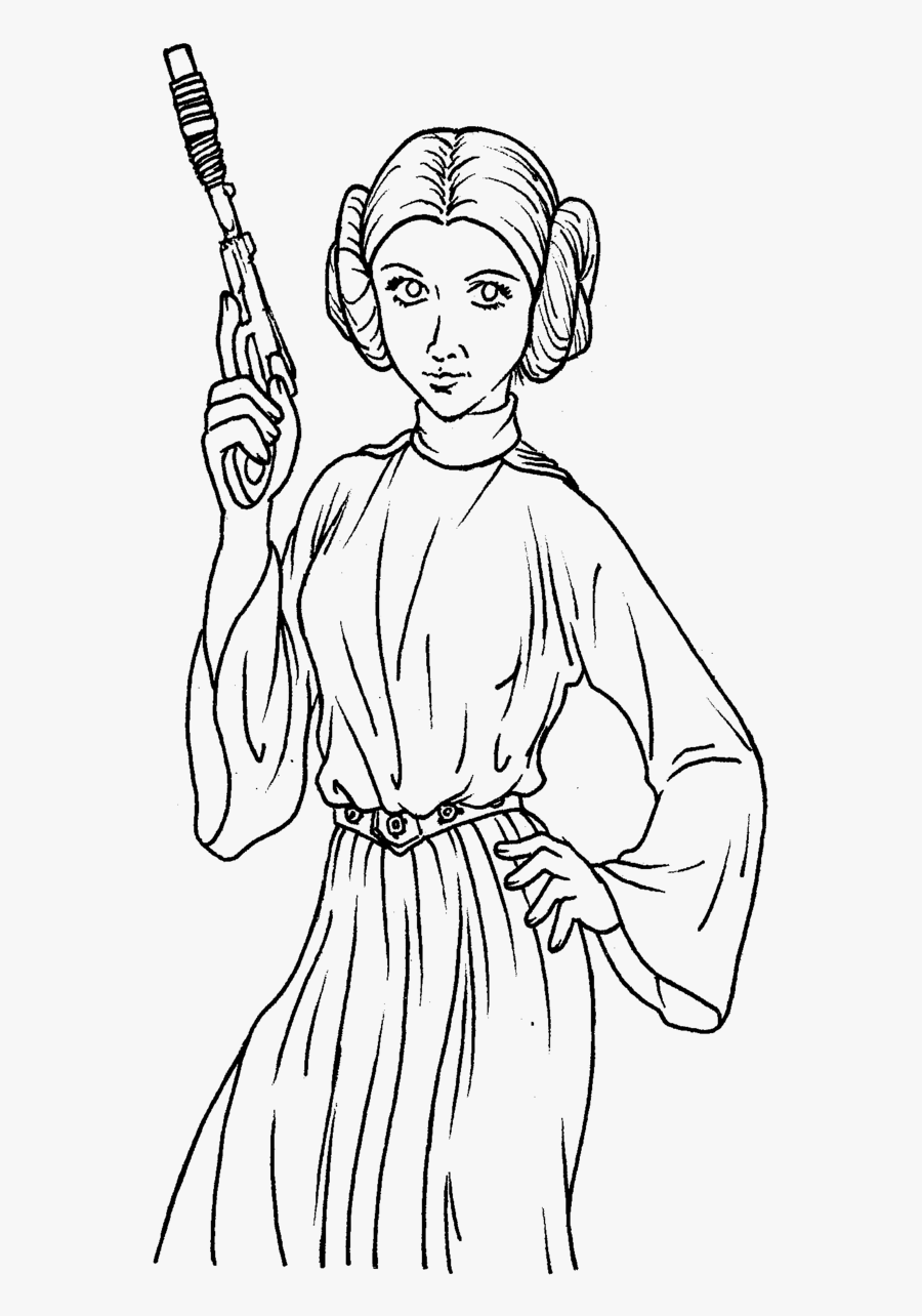Star Wars New Hope Coloring Pages Fresh Princessa Clipart - Women Star