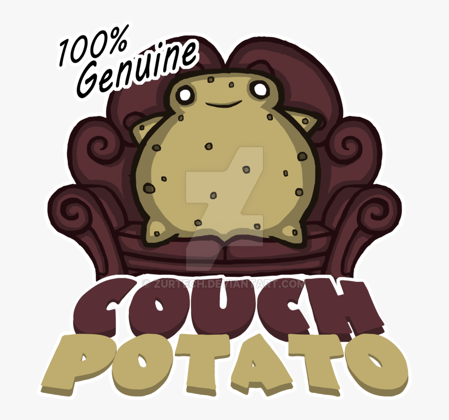 Couch Potato Cartoon Png, Transparent Clipart