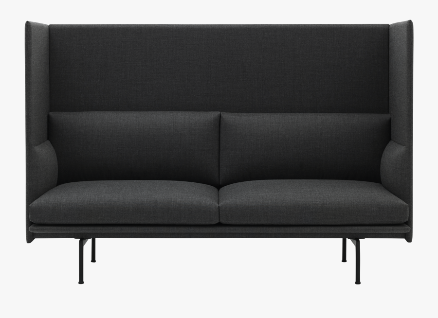 Transparent Black Couch Png - Studio Couch, Transparent Clipart