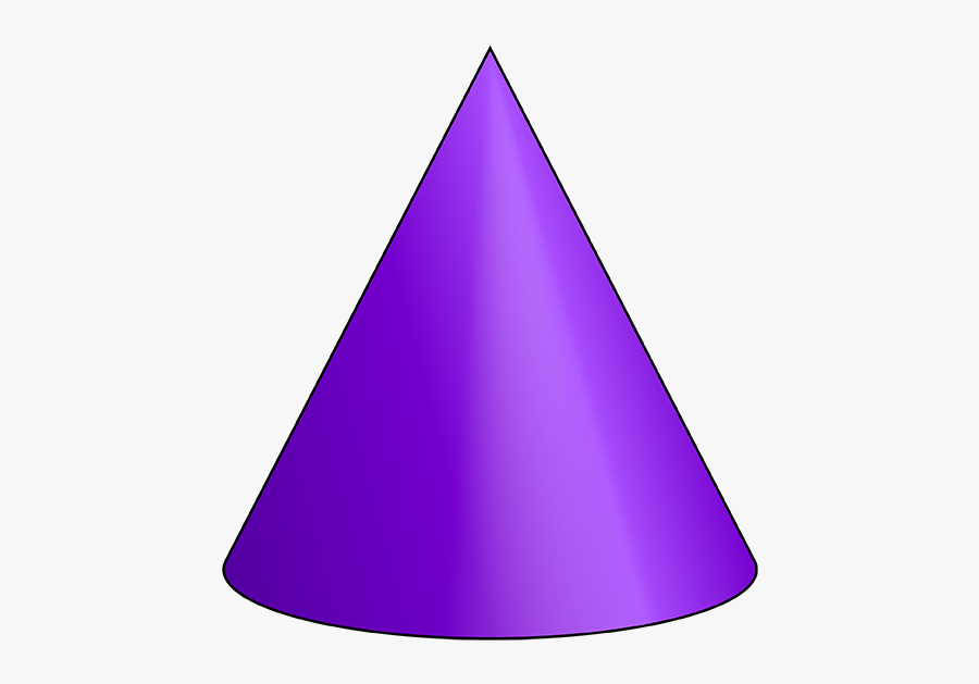 D Geometry Nets Of - 3d Cone Shape Transparent, Transparent Clipart