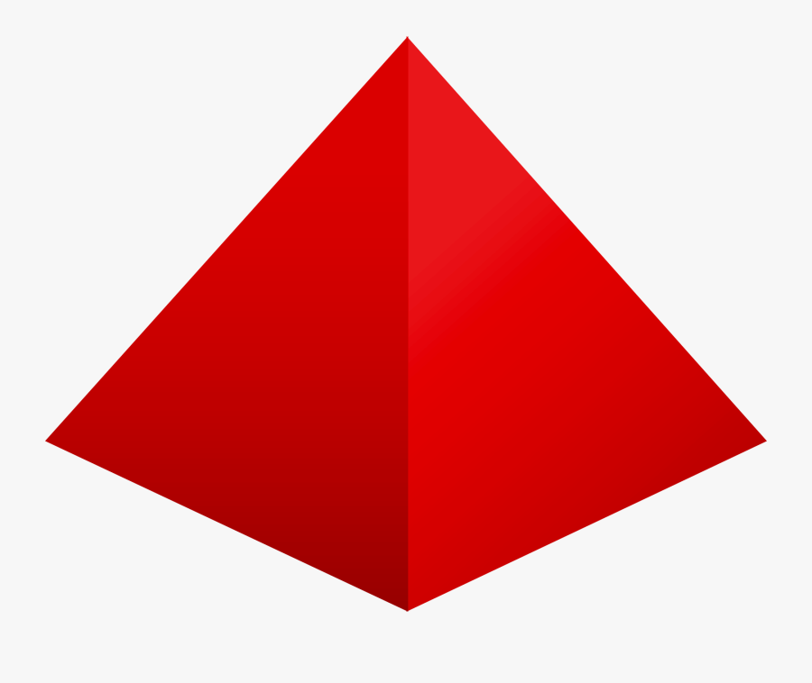 Transparent 3d Pyramid Png - 3d Triangle Shape Png, Transparent Clipart