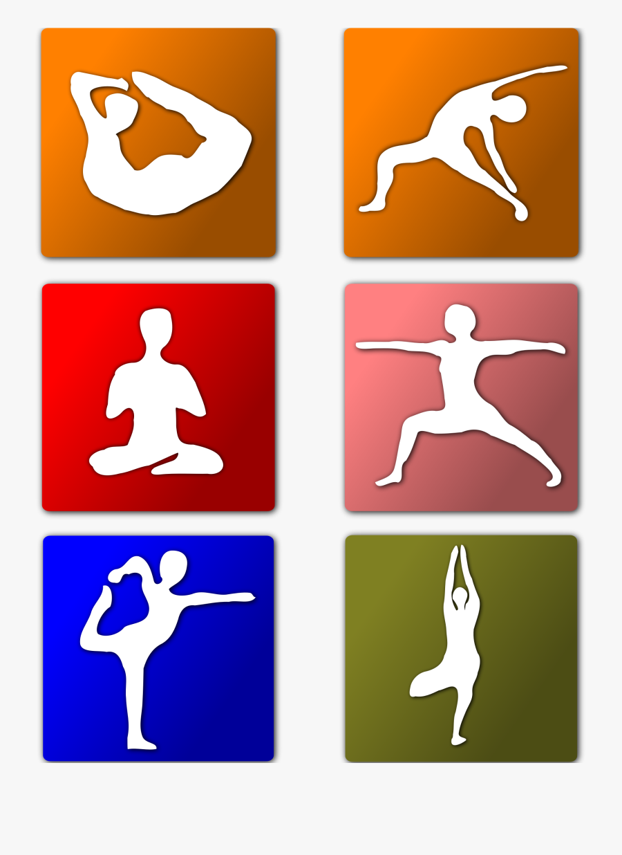 Transparent Yoga Clipart - Yoga Postures Clip Art, Transparent Clipart