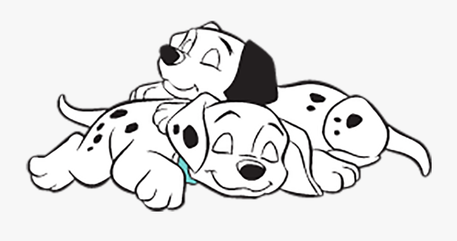 Transparent Dalmation Clipart - 101 Dalmation Coloring Pages, Transparent Clipart