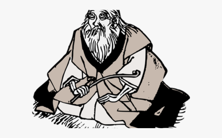 Wise Person Cliparts - Wise Old Man Cartoon, Transparent Clipart