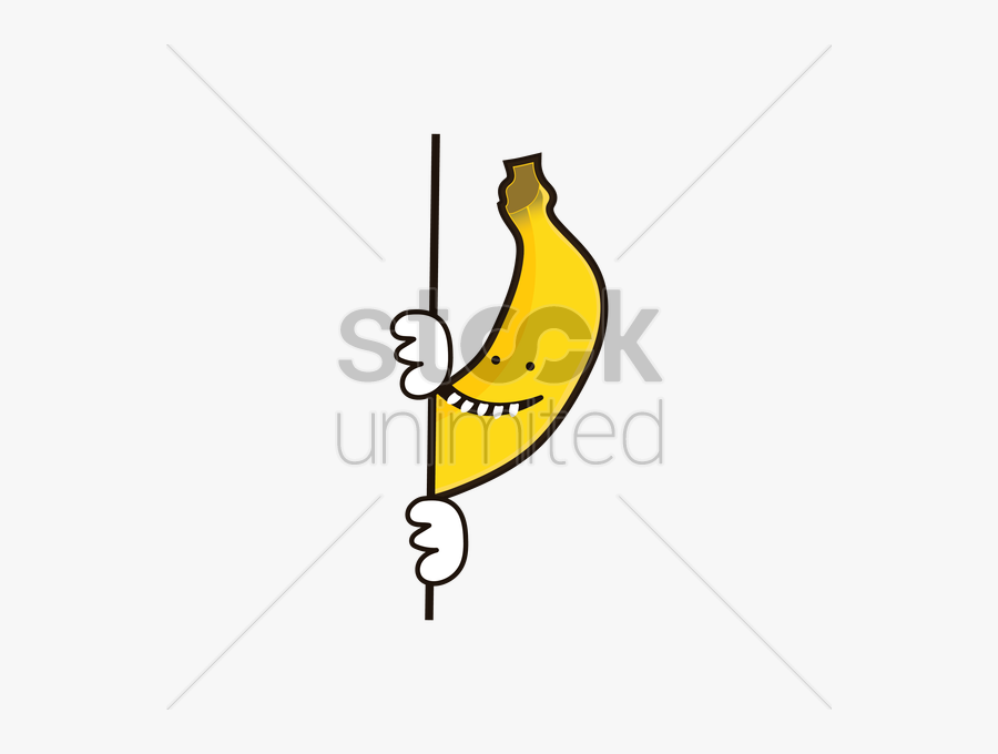 Argentina Clipart Banana - Hiding Behind A Wall Png, Transparent Clipart