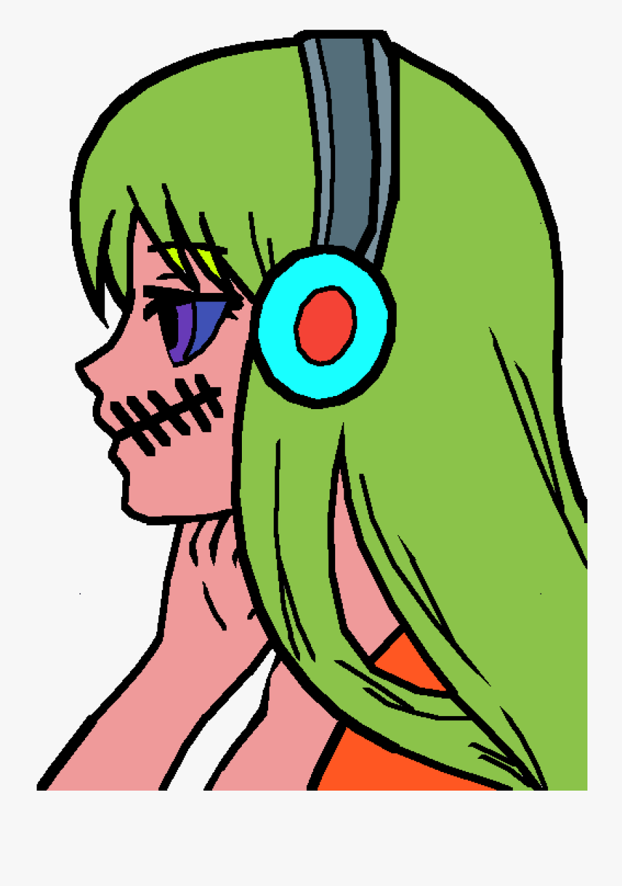Everyone Can Aspire To Be Joker - Anime Girl Not Colored, Transparent Clipart