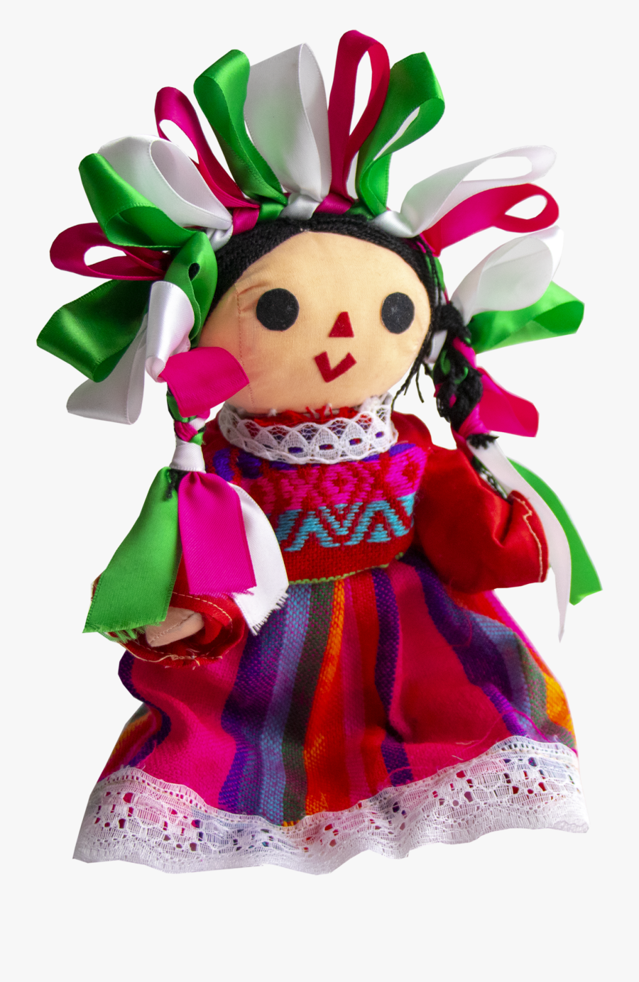 Threads West Authentic Handmade Mexican Rag Dolls Maria, - Mexican Rag Doll, Transparent Clipart