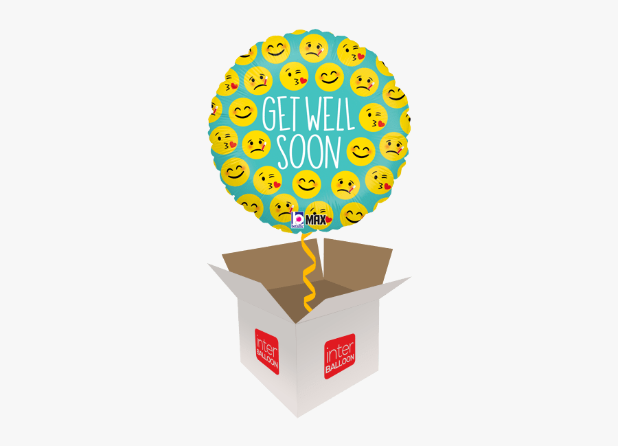 Emoji Get Well Soon - Happy Birthday 7th Balloons, Transparent Clipart