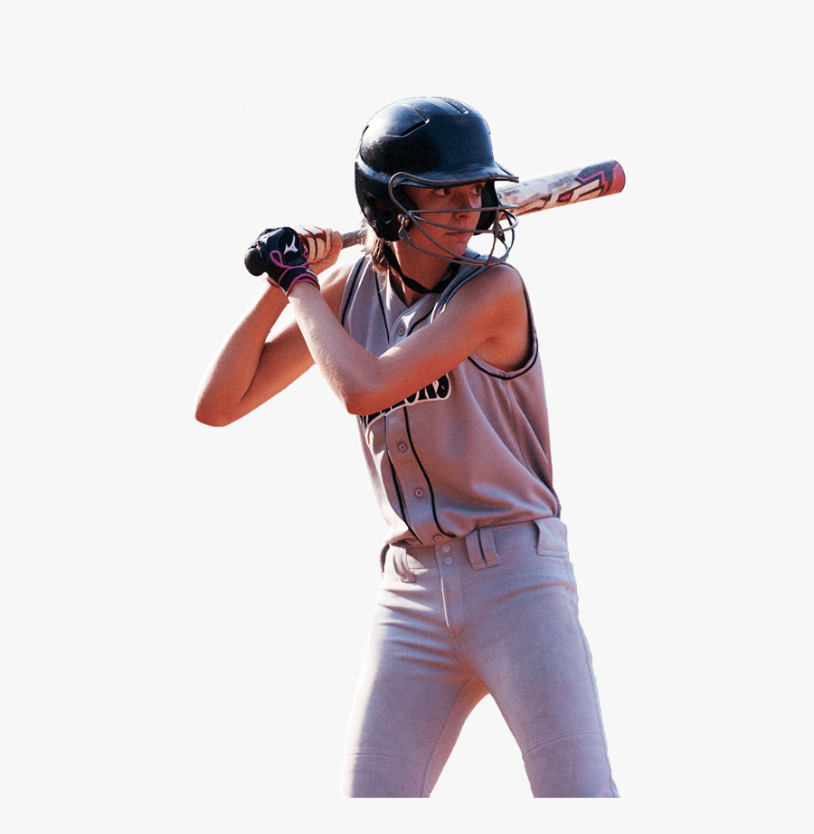 College Softball, Transparent Clipart