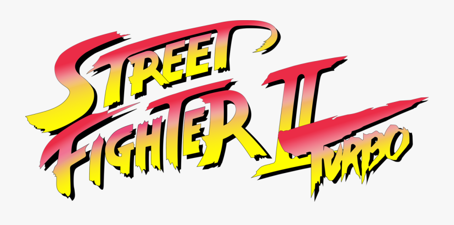 Transparent Turbo Clipart - Street Fighter Ii Turbo Hyper Fighting Logo, Transparent Clipart