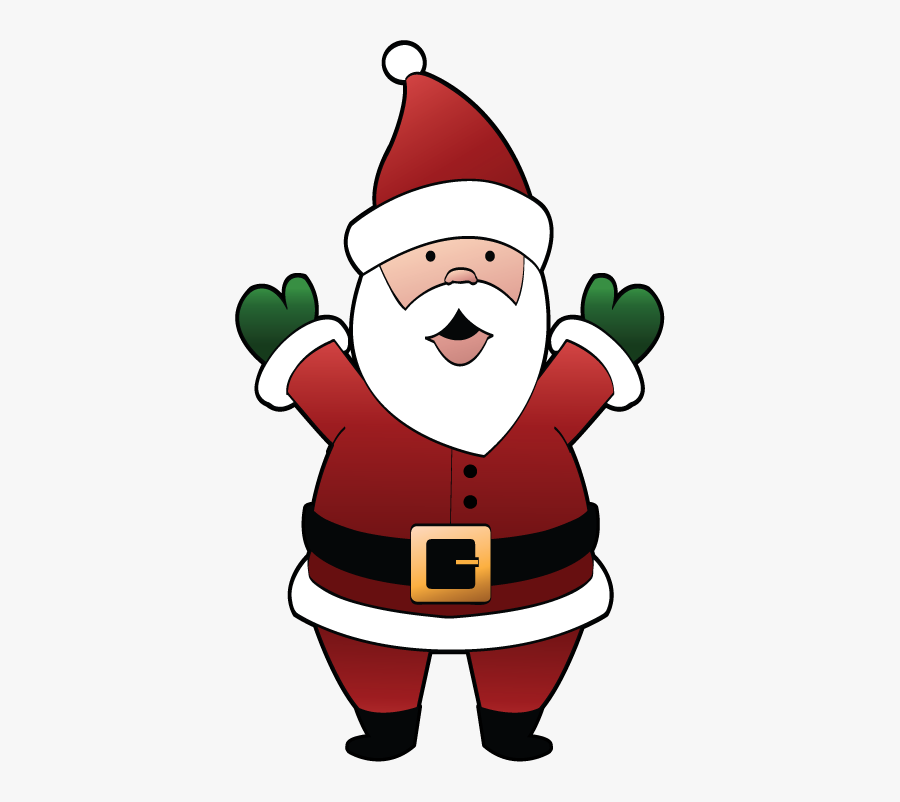 Transparent Funny Santa Clipart - Santa Claus, Transparent Clipart