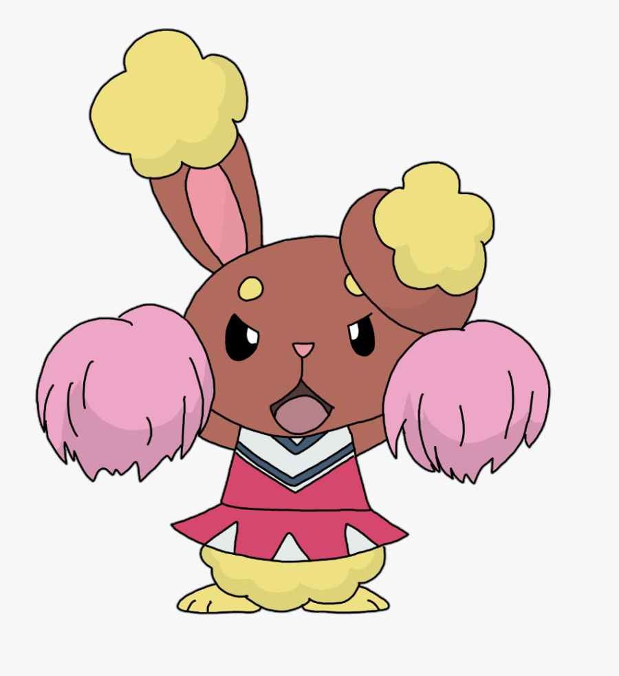 #pokemon #bunny #buneary #cute #kawaii #cheerleader - Cartoon, Transparent Clipart