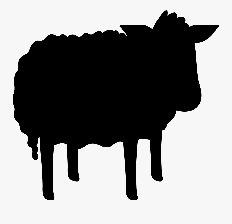 Clip Art Silhouette Portable Network Graphics Image - Sheep, Transparent Clipart