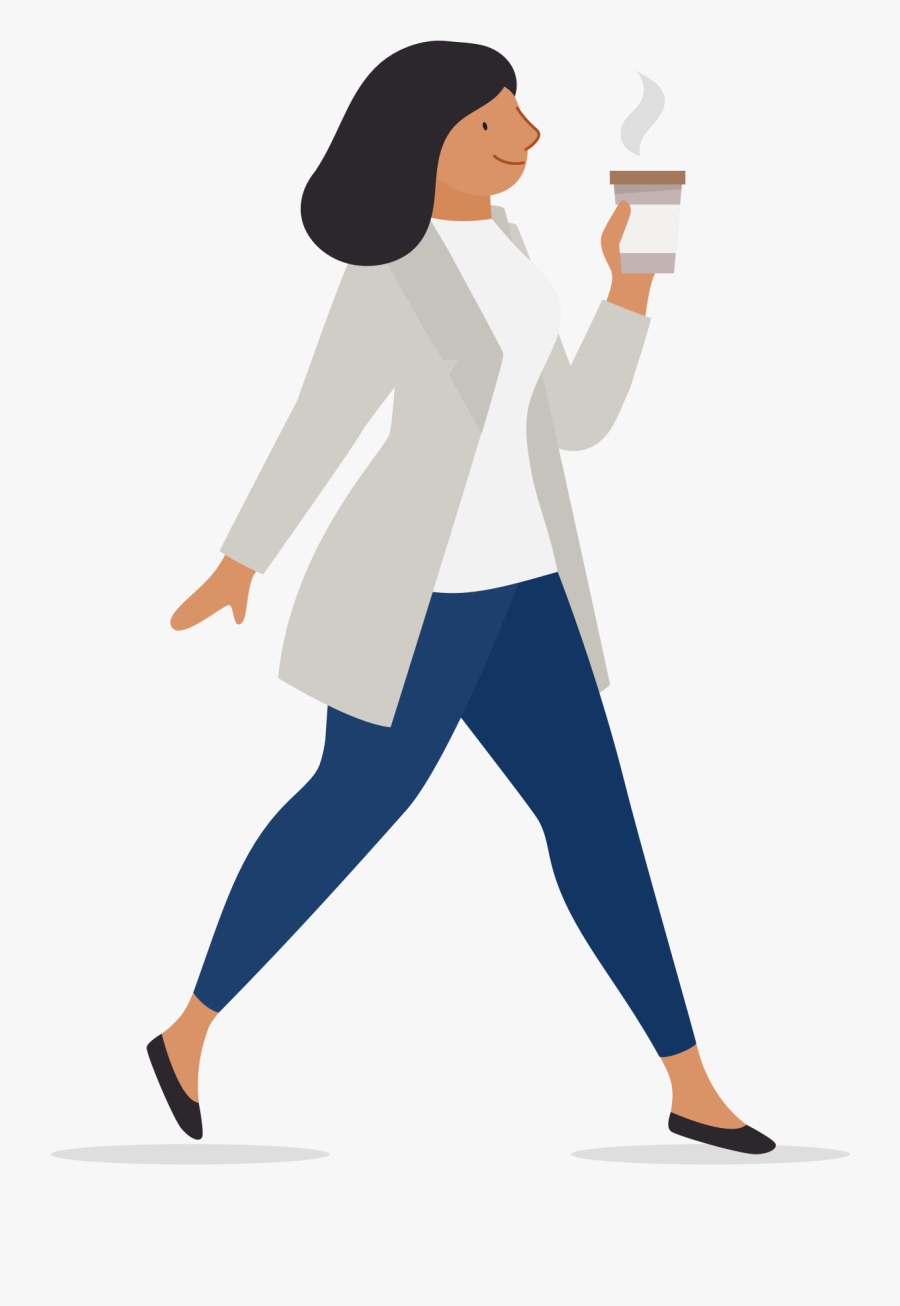 Walking Woman Clipart