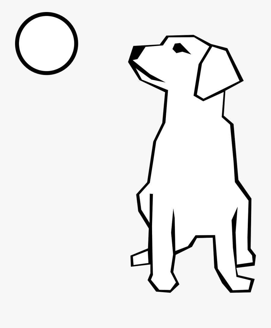 Simple Dog Drawing, Transparent Clipart